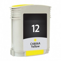 Grossist’Encre Cartouche Jaune compatible pour HP C4806A / N°12 / Nr.12