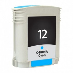 Grossist’Encre Cartouche Cyan compatible pour HP C4804A / N°12 / Nr.12