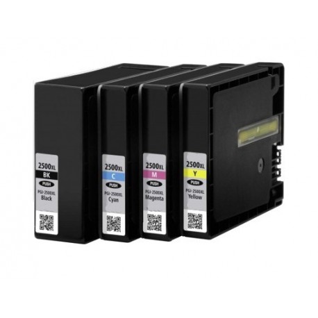 Grossist’Encre Lot de 4 Cartouches Compatibles CANON PGI2500