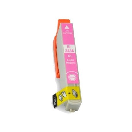 Grossist’Encre cartouche Magenta Clair compatible EPSON n°24XL / T2436