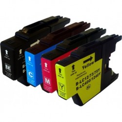 Grossist’Encre Pack de 4 Cartouches compatibles BROTHER LC1220 / LC1240 / LC1280