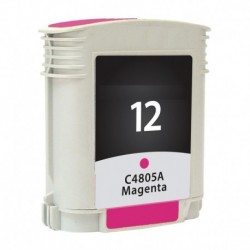 Grossist’Encre Cartouche compatible pour HP n°12 Magenta