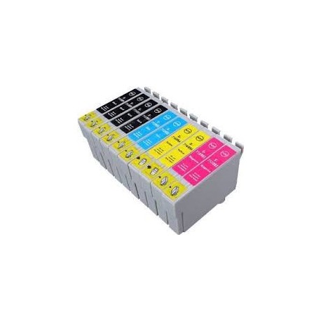 Grossist’Encre Pack de 10 Cartouches compatibles EPSON T0615