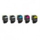 Grossist’Encre Lot de 5 Cartouches Toners Lasers Hautes Capacités Compatibles pour LEXMARK CX310 / CX410 / CX510 BK/C/M/Y