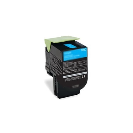 Grossist’Encre Toner Laser Haute Capacité Cyan Compatible pour LEXMARK CX410 / CX510 / 802HC