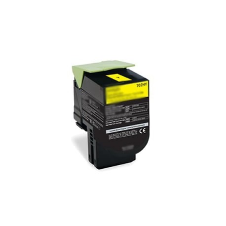Grossist’Encre Toner Laser Haute Capacité Jaune Compatible pour LEXMARK CX410 / CX510 / 802HY