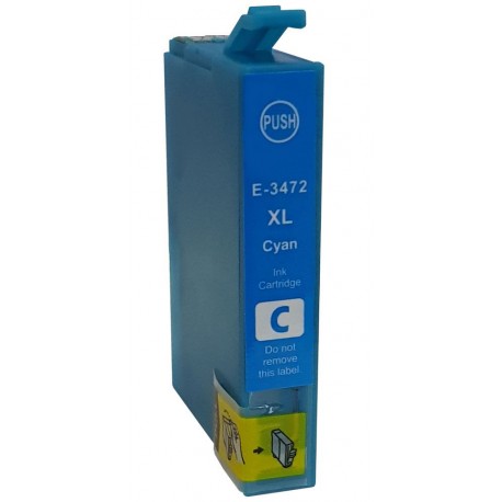 Grossist'Encre cartouche Cyan Compatible pour EPSON T3462 / T3472 / T34XL