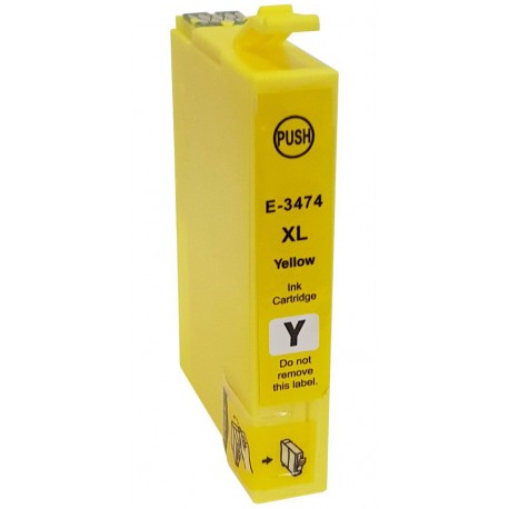 Grossist'Encre cartouche Jaune Compatible pour EPSON T3464 /T3474 / T34XL