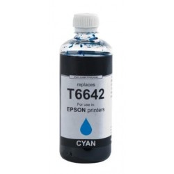 Grossist'Encre Flacon d'encre Cyan Compatible pour EPSON T6642