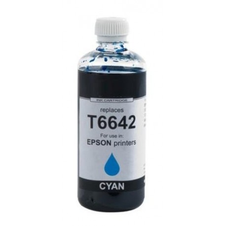 Grossist'Encre Flacon d'encre Cyan Compatible pour EPSON T6642