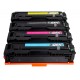 Grossist’Encre Lot de 4 cartouches compatibles pour HP CF540X CF541X CF542X CF543X 203X