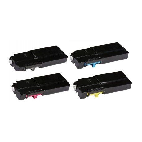 Grossist’Encre Pack de 4 Toners Compatible pour Xerox Versalink Très haute Capacité C405