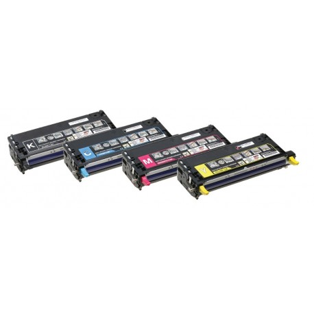 Grossist’Encre Cartouche Lot de 4 Cartouches Toners Lasers Compatibles pour DELL 3130