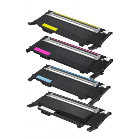 Grossist’Encre Cartouche Lot de 4 Cartouches Toners Lasers Compatibles pour SAMSUNG CLP320