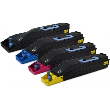 Grossist’Encre Cartouche Lot de 4 Cartouches Toners Lasers Compatibles pour KYOCERA TK880 BK/C/M/Y