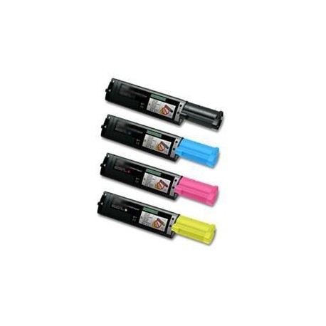 Grossist’Encre Cartouche Lot de 4 Cartouches Toners Lasers Compatibles pour EPSON C1100