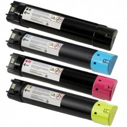 Grossist’Encre Cartouche Lot de 4 Cartouches Toners Lasers Compatibles pour DELL 5130 BK/C/M/Y