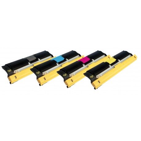 Grossist’Encre Lot de 4 Toners Lasers Compatibles pour KONICA MINOLTA QMS2400 BK/C/M/Y
