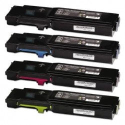 Grossist’Encre Lot de 4 Toners Lasers Compatibles XEROX PHASER 6600 BK/C/M/Y