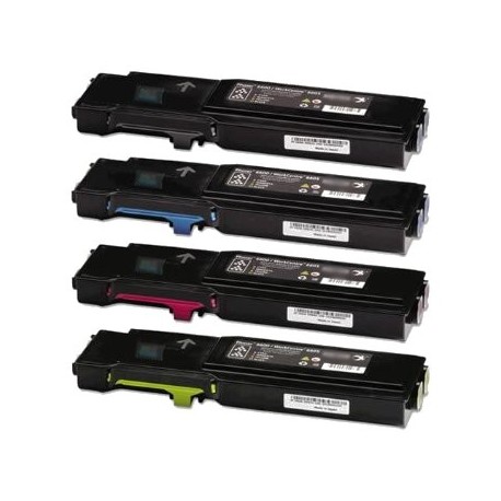 Grossist’Encre Lot de 4 Toners Lasers Compatibles XEROX PHASER 6600 BK/C/M/Y